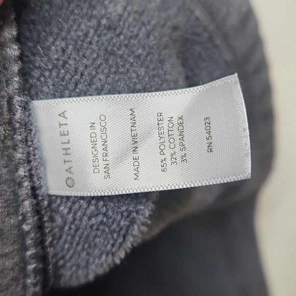 Athleta Charcoal Cowl Neck Sweater Women's - Picture 4 of 5